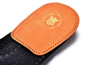 0,5 CM - 3 CM PODWYŻSZAJĄCE SKÓRZANE KORKOWE PODPIĘTKI / G10-64 Męski Brązowy 0,5 cm