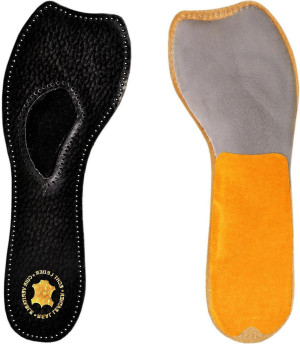 CZARNE SKÓRZANE WKŁADKI Z PODUSZKĄ DO BUTÓW SZPILEK KOTURNÓW / G9-77 36 / 37