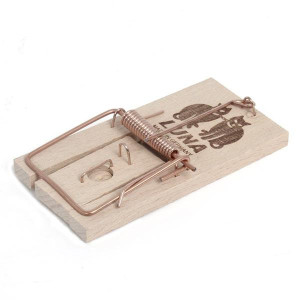 Luna Wooden Rat Trap for Maximum Rodent Control, Easy Disposal, Wooden Construction