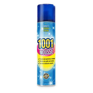 1001 Carpet Mousse, 350ml, Quick Drying Stain Remover for Carpets and Upholstery