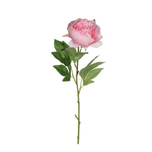 Artificial Floral Arrangement by Mica Decorations, Peony Pink, 176cm