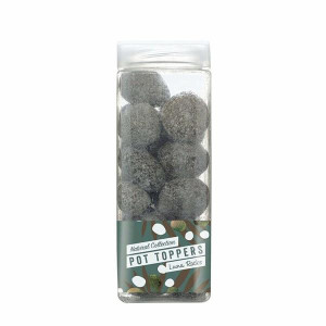 Kelkay Natural Collection Pot Topper Luna Rocks, 15-20mm Grey Lava Type Stone, 1kg for Garden Decor