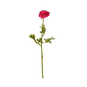 Ranunculus Fuchsia by Mica Decorations, 156cm, Realistic Floral Arrangement Decor for Home or Wedding