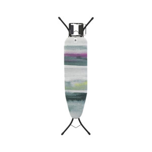 Brabantia Ironing Board A 110X30cm Morning Breeze - Adjustable Height, Steam Iron Rest, Child Lock, Non-Slip Caps, Compact Model