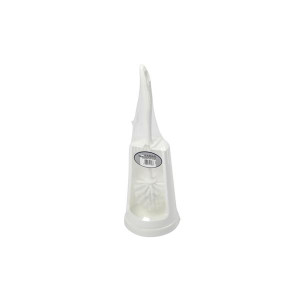 Varian Lavatory Set Closed, Toilet Brush and Holder, White, Modern Design