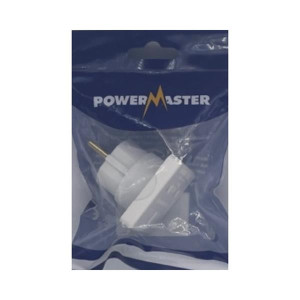 Powermaster European Travel Adapter, Universal Input, 220-240V Output, Surge Protection
