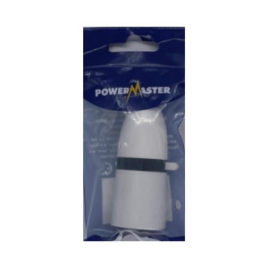 Powermaster Lampholder T1 100W Switched for Bulbs up to 100W, 1 in Diameter