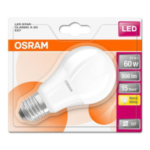 Osram 9W E27 LED Bulb, 60W Equivalent, Energy Efficient Lighting