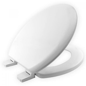 Bemis Toilet Seat, Water Resistant, Antibacterial, White, Easy Clean, Environmentally Friendly
