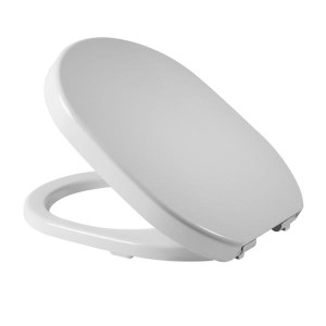 Galaxy Soft Close Toilet Seat, White, Universal Fit, Soft Close, Quick Release
