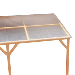 Marlon Polycarbonate Clickloc Sheet, 400cm x 50cm x 16mm, UV Protected, Impact Resistant, Patio Covers, Pergolas & Canopies