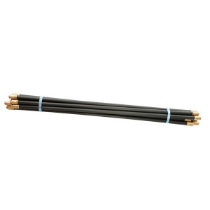 Sewer Rods 3Ft for Efficient Debris Removal, 3ft Polypropylene with Metal Joints, Ideal for Long Pipe Systems