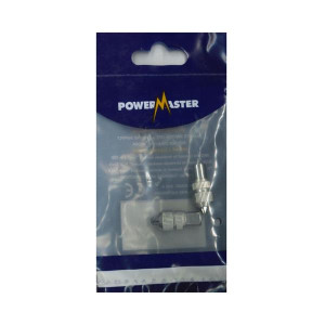Powermaster Axial Plug 2Pk for Co-Axial Cable Connections