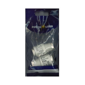 Powermaster Fuses 63Amp DZ 2Pk for Industrial Applications