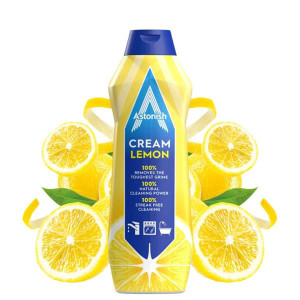 Astonish Cream Cleaner Lemon 500Ml for Household Cleaning