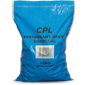 CPL Restaurant Grade Lump Wood Charcoal, 12Kg for Barbecuing and Grilling