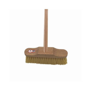 Varian Stiff Sweep Synthetic 10-Inch Brush for Indoor and Outdoor Sweeping
