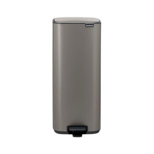 Brabantia Bin Bo Inner Pedal Platinum 30L - Space-saving, 30L, Platinum