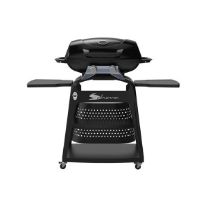 Sahara Storm 2 Burner Gas BBQ, 2 Stainless Steel Burners, Diecast Aluminium Body, 10 Year Warranty, Black