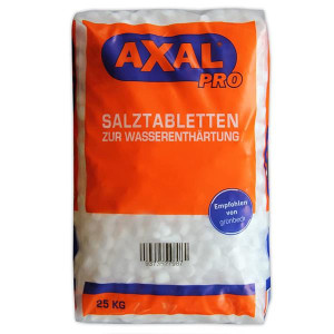 Axal Pro Salt Tablets, 25Kg, Water Softening, 100% Food Grade Salt, Lime Alleviation