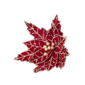 Brilliant Burgundies Clip - Style 4, Burgundy, Indoor Use