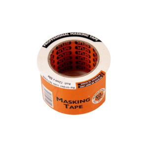 Stuk Masking Tape, 72Mm, White, No Bleed, No Paint Lines, No Seepage, No Residue