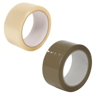 Stuk Brown Packing Tape - 50mm x 66m - Heavy Duty, No Splits or Tears
