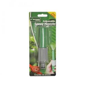Kingfisher Adjustable Spray Nozzle, Blue, Adjustable Settings for Fine Mist to Powerful Jet