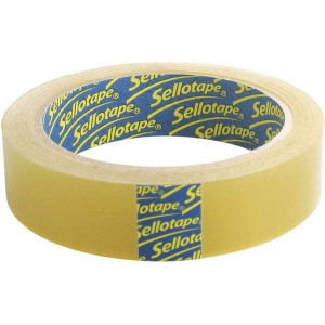 Sellotape Clear 24Mm X 50Mt, Extra Sticky, Anti-Tangle, 24mm x 50m