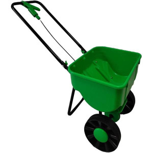 GardenSure Broadcast Spreader, 20Ltr Capacity, 9 Solid Plastic Wheels