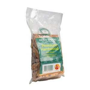 Zero Wood Kiln Dried Logs Bagged for Wood Stoves - Low Moisture, High Heat Output, Eco-Friendly, EPA Compliant