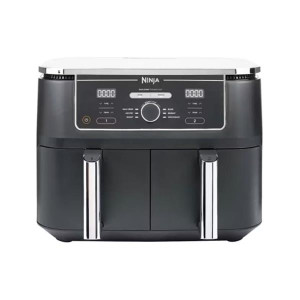 Ninja Air Fryer Foodi Max Dual Af400uk - 9.5L Capacity, Dual Zone Cooking, SYNC Feature, Air Fry Up to 75% Less Fat