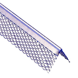 Eurometals Beading Mini Mesh 2.4Mtr for Plaster Edges, 3mm Nosing, 2.4mt Length