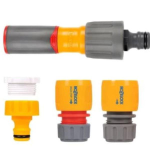 Hozelock 3-in-1 Hose Grab Bag, 3 Functions, Soft Touch Grip, 3/4in BSP Tap Connector