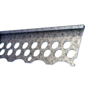 Eurometals Stop Bead 3mm, 2.4mt for Thin Coat Plaster and Dry Wall Applications, 3mm Thickness
