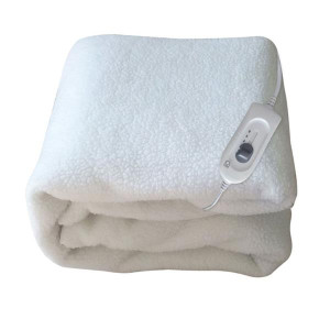 De Vielle Electric Blanket King Premium Fleece - Fully Tie Down, 3 Heat Settings, Machine Washable
