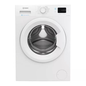 Indesit Washing Machine F/Standing Push&Go 9Kg White - 15 Wash Programs, Steam Technology, Child Lock, 24-Hour Delay Timer