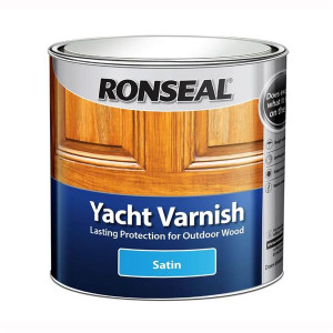 Ronseal Varnish Satin 250ml for Outdoor Wood