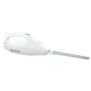 Russell Hobbs Carving Knife Electric - 120 Watts, Stainless Steel Serrated Blade, Comfort Grip Handle