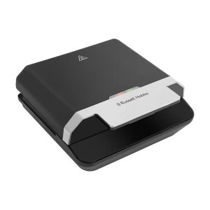Russell Hobbs Sandwich Maker 2 Slice - Advanced Easy Clean Non-Stick Coating, Premium Design, Easy Storage, 2 Sandwich Plates, Matte Black, 2 Slice