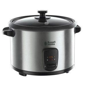Russell Hobbs Rice Cooker ; Steamer - Up to 10 Cups Capacity, Non-Stick Removable Bowl, Steaming Tray, Healthy Cooking, Easy Cleaning