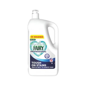 Fairy Professional Non Bio Laundry Detergent, 111 Washes, 4.995Kg
