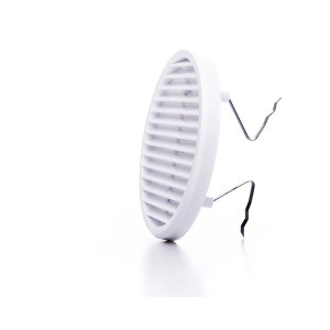 Rytons Vent Round 6" for Internal and External Use, U.V.-Stabilized Plastic, Removable Flyscreen, High Airflow Design, Suitable for Various