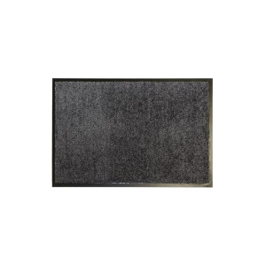 Varian Wash & Clean Mat, Grey, 40x60 cm, Machine Washable, Non-Slip Backing, High Absorber, Polyamide, Home, Office, Industrial Use