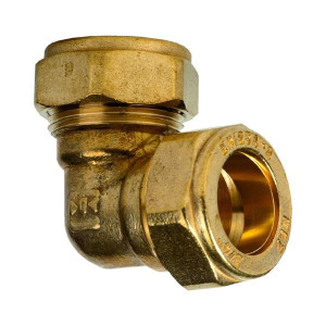 Easi Plumb 1/2" Compression Elbow Fitting for Indoor Water and Heating Systems