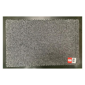 Varian Dust Control Mat, Black and White, 40x60 cm, for Indoor Use, Moisture Absorbent, Hard Wearing