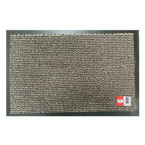 Varian Dust Control Mat, Beige and White, 40/60 cm, Hard Wearing, Moisture Absorbent, Indoor Use