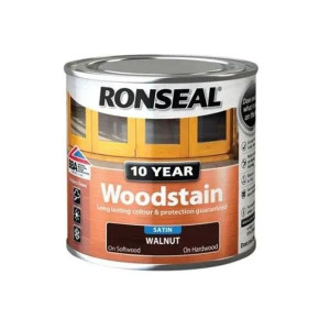 Ronseal 10Yr Walnut Woodstain, 2.5L, Exterior Wood Protection