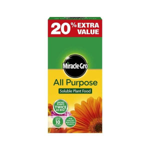 Miracle Gro Soluble Plant Food 1Kg Box 20% Extra, All Purpose, 10 Micro Nutrients, Ready to Use, 1kg
