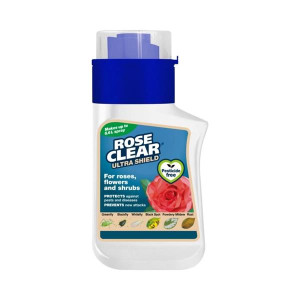 Roseclear Rose Clear Ultra Shield Concentrate 200Ml, Pesticide-free, 200ml, Protects Roses from Black Spot, Powdery Mildew, Rust, Aphids